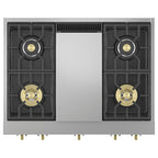  Monogram 36-inch Gas Rangetop with Griddle ZGU364NDTSS IMAGE 2