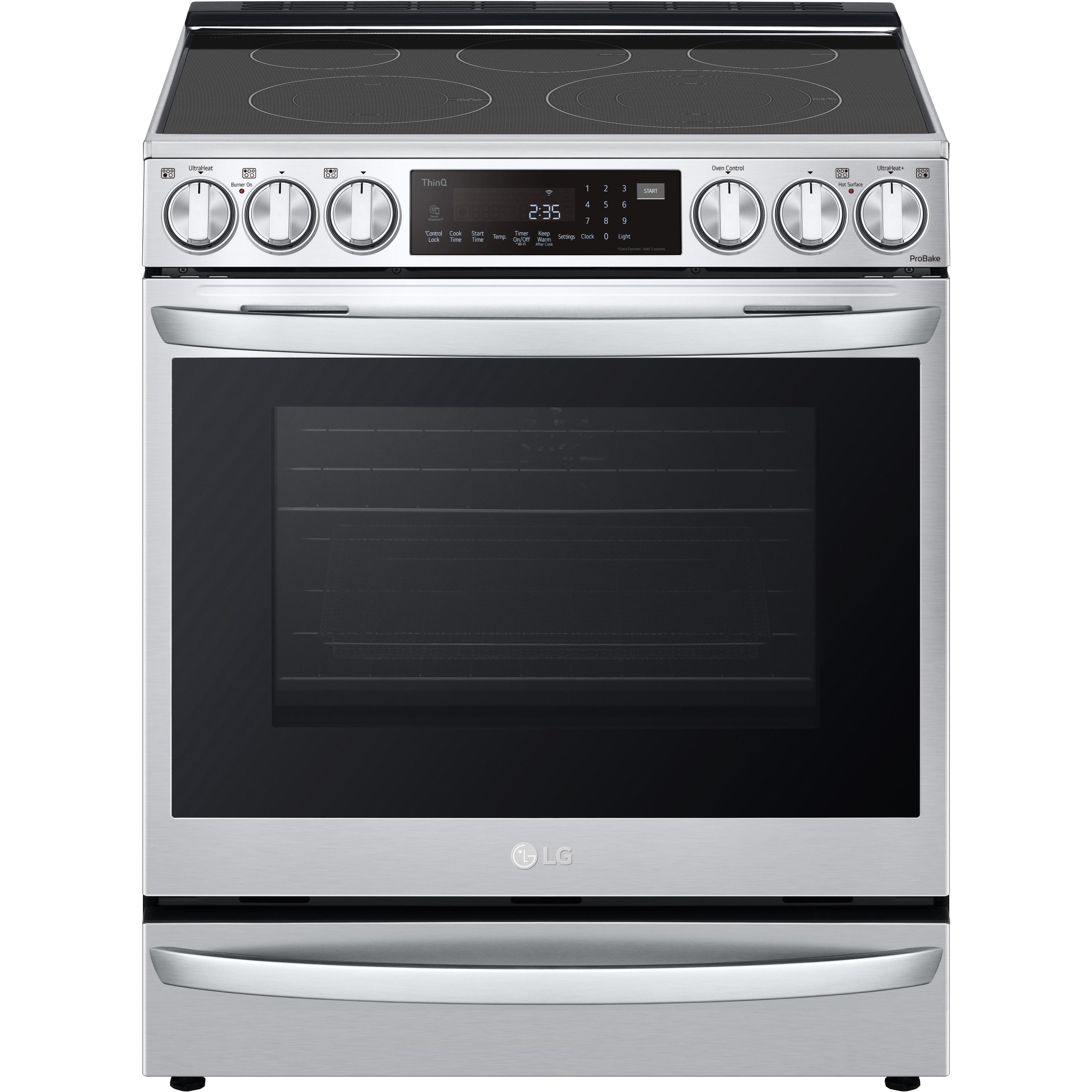  LG 30-inch Slide-In Electric Range with Air Fry LSEL6337F IMAGE 2