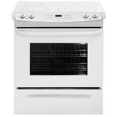  Frigidaire 30-inch Slide-In Electric Range FFES3025LW IMAGE 1