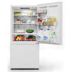  Midea 30-inch, 18.7 cu. ft. Bottom Freezer Refrigerator MRB19B7AWW IMAGE 2