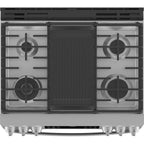  GE Profile 30-in Slide-in Dual Fuel Range with No Preheat Air fry Technology PC2S930YPFS IMAGE 4