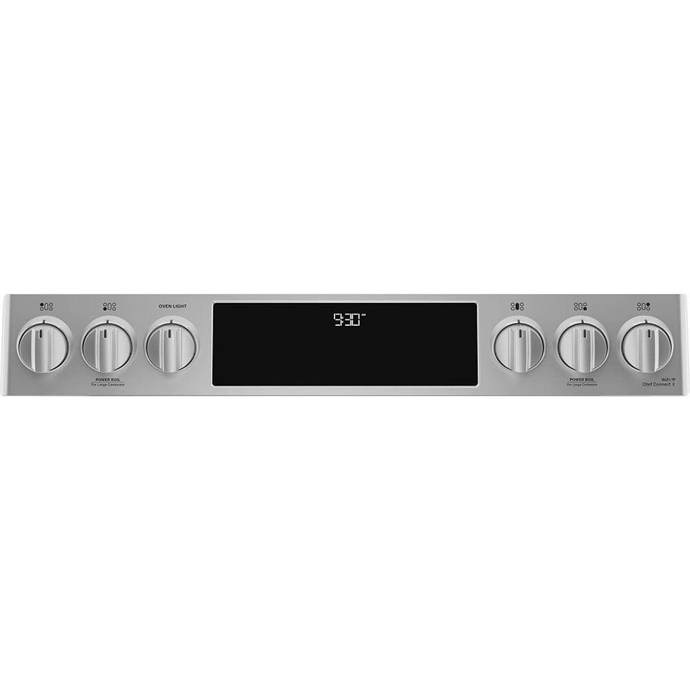  GE Profile 30-in Slide-in Dual Fuel Range with No Preheat Air fry Technology PC2S930YPFS IMAGE 5