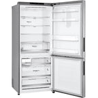  LG 28-inch, 14.7 cu.ft. Counter-Depth Bottom Freezer Refrigerator with Multi-Air Flow Cooling LBNC15251V IMAGE 2