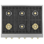  Monogram 36-inch Gas Rangetop with 6 Burners ZGU366NTSS IMAGE 2