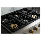  Monogram 36-inch Gas Rangetop with 6 Burners ZGU366NTSS IMAGE 3
