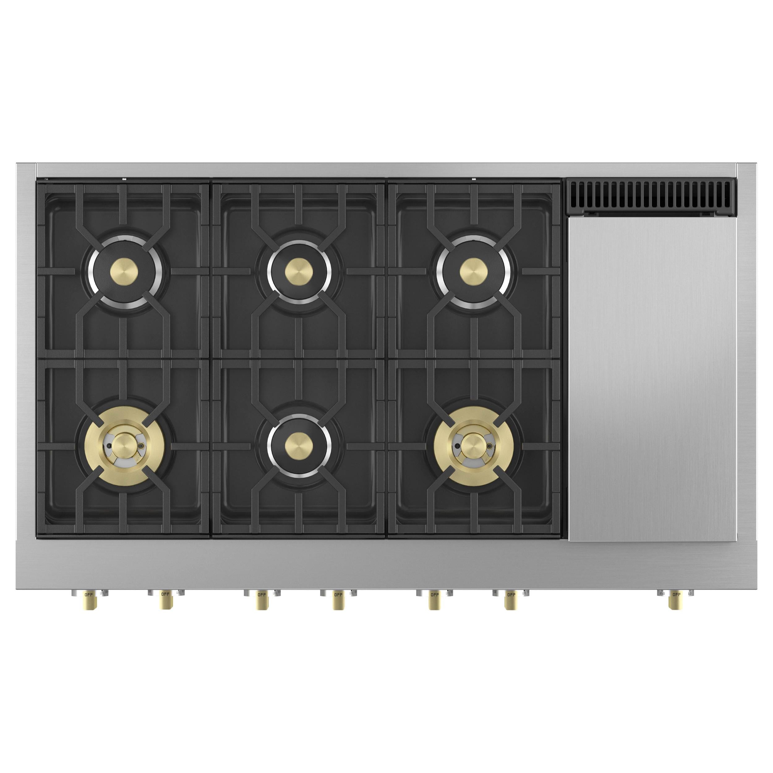  Monogram 48-inch Gas Rangetop with Griddle ZGU486NDTSS IMAGE 2