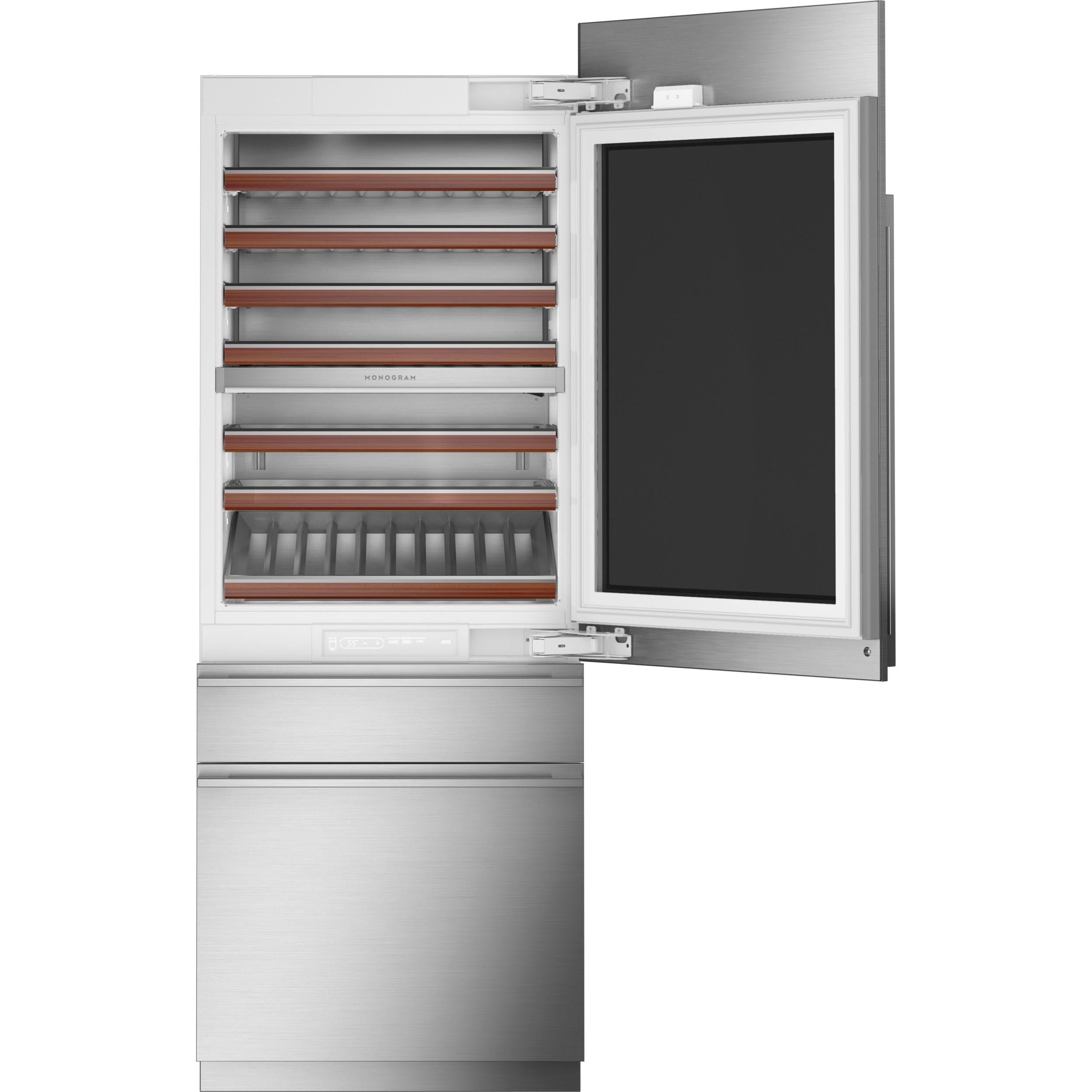  Monogram 106-Bottle Fully Integrated Wine Refrigerator ZIW303NPPII IMAGE 2
