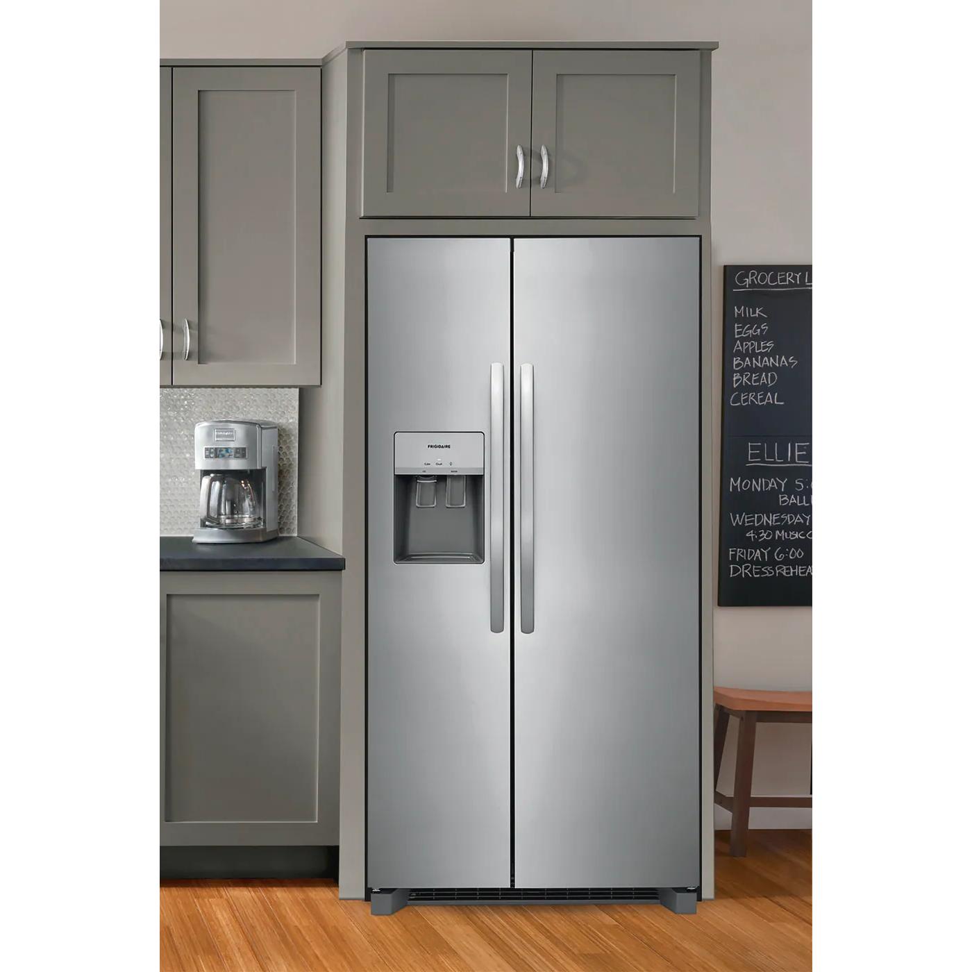 Frigidaire 33-inch, 22.3 cu. ft. Side-by-Side Refrigerator FRSS2333AS IMAGE 8