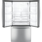  GE 33-inch, 24.8 cu. ft. French 3-Door Refrigerator with Internal Water Dispenser GNE25JYKFS IMAGE 4