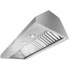  KitchenAid 48-inch Commercial-Style Wall Mount Hood Shell KVWC908KSS IMAGE 5