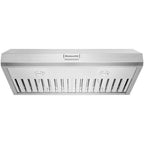  KitchenAid 36-inch Commercial-Style Series Under Cabinet Range Hood KVUC606KSS IMAGE 1