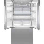  Bosch 36-inch, 20.8 cu.ft. Counter-Depth French 3-Door Refrigerator with FarmFresh System™ B36CT81ENS IMAGE 2