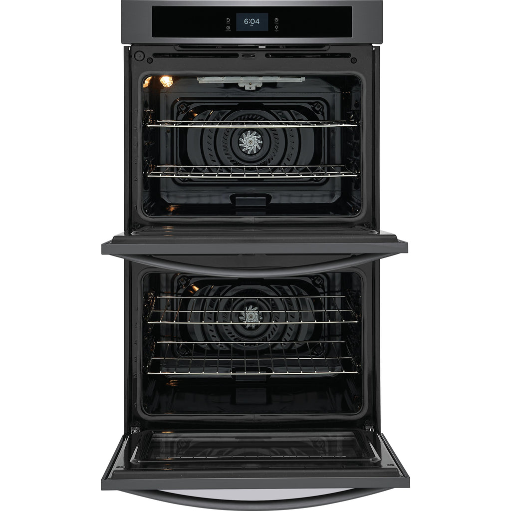  Frigidaire 30-inch Double Electric Wall Oven with Fan Convection FCWD3027AD IMAGE 2