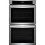  Frigidaire 30-inch Double Electric Wall Oven with Fan Convection FCWD3027AS IMAGE 1