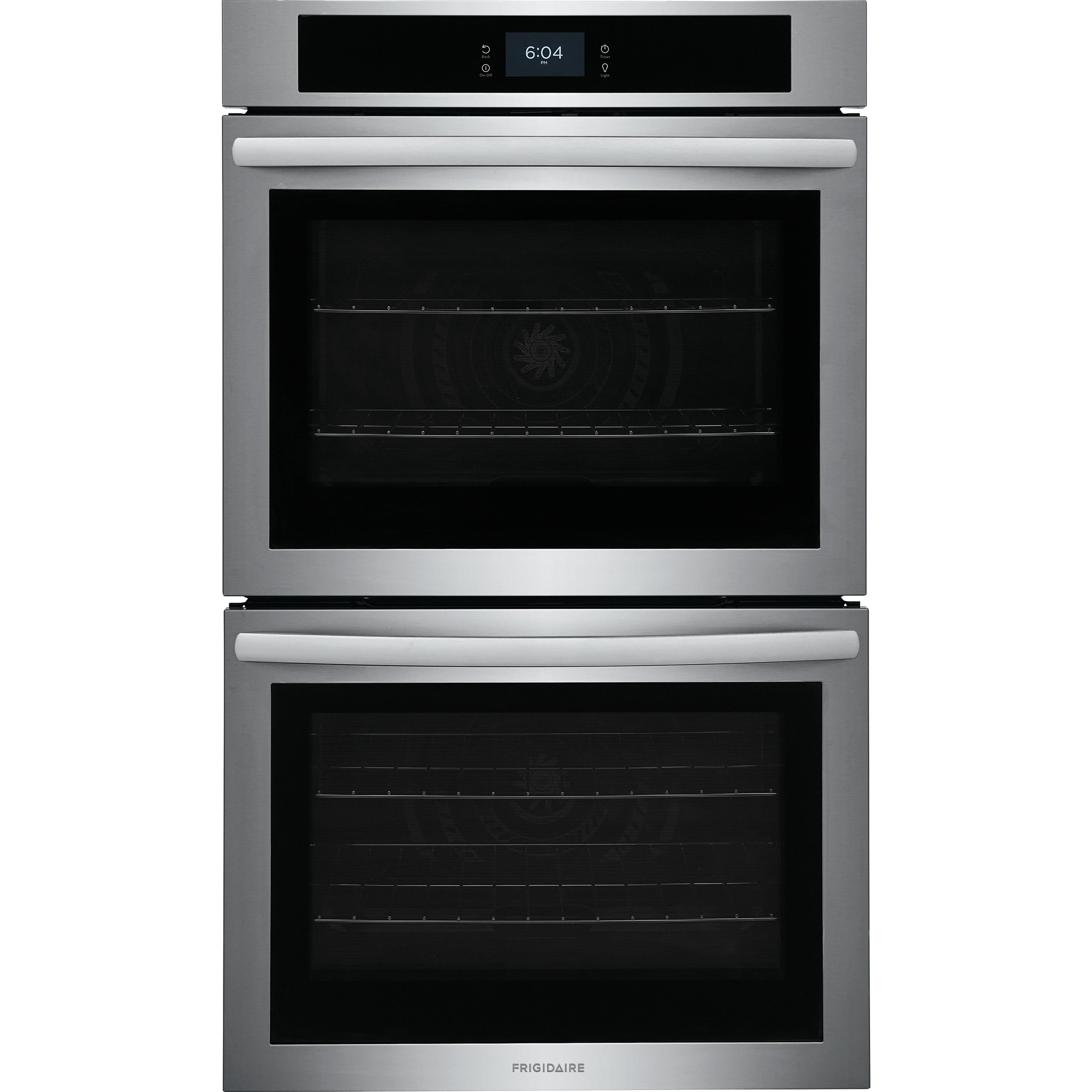 Frigidaire 30-inch Double Electric Wall Oven with Fan Convection FCWD3027AS IMAGE 1