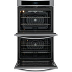  Frigidaire 30-inch Double Electric Wall Oven with Fan Convection FCWD3027AS IMAGE 2