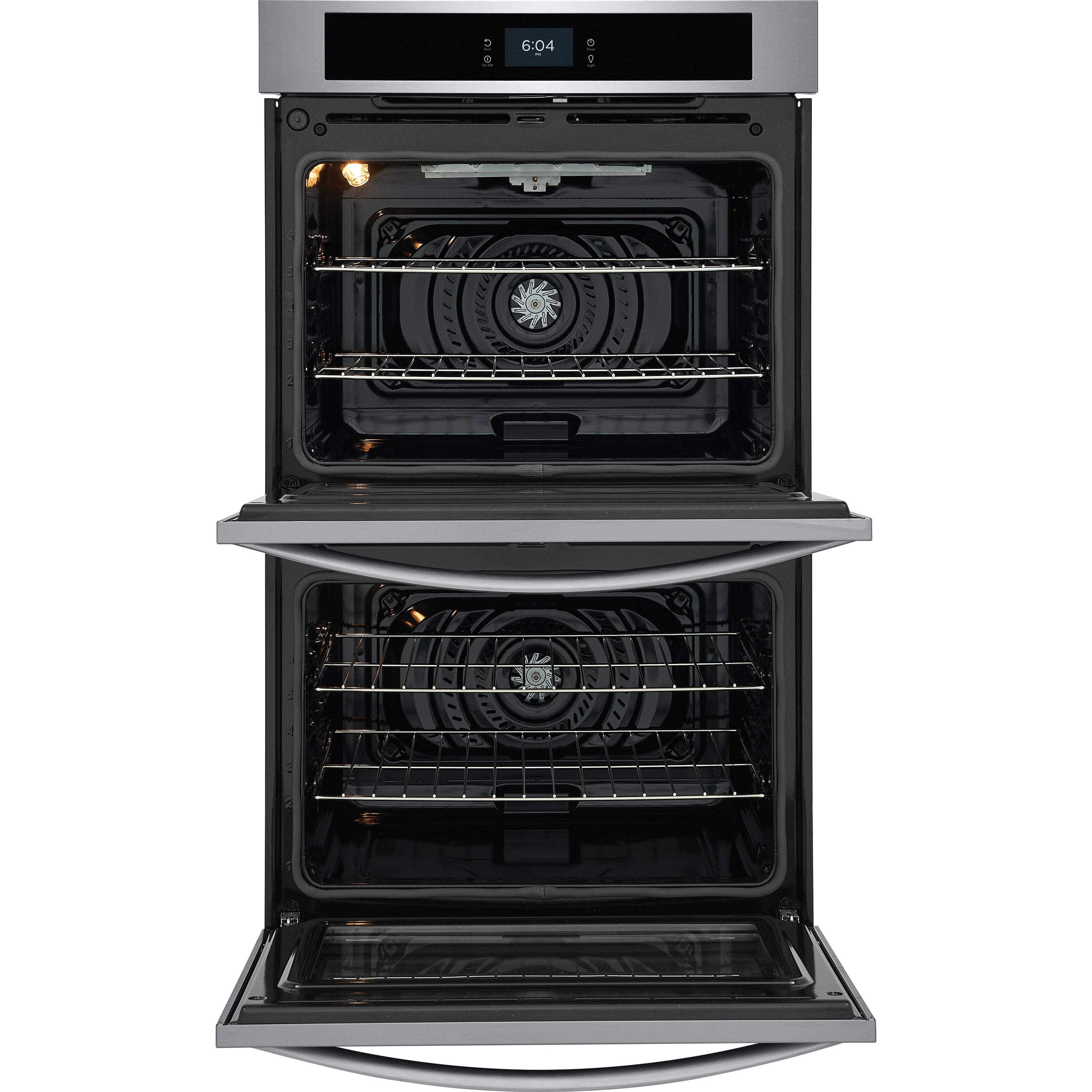  Frigidaire 30-inch Double Electric Wall Oven with Fan Convection FCWD3027AS IMAGE 2