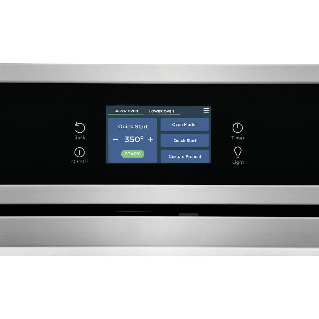  Frigidaire 30-inch Double Electric Wall Oven with Fan Convection FCWD3027AS IMAGE 4