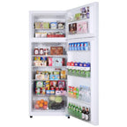  Epic 28-inch, 17 cu.ft. Freestanding Top Freezer Refrigerator EFF170W IMAGE 4