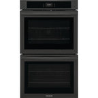  Frigidaire 30-inch Double Electric Wall Oven with Fan Convection FCWD3027AB IMAGE 1