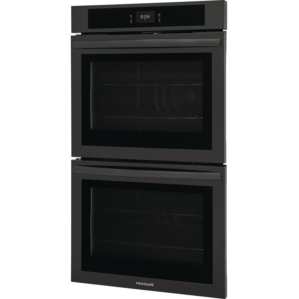  Frigidaire 30-inch Double Electric Wall Oven with Fan Convection FCWD3027AB IMAGE 2