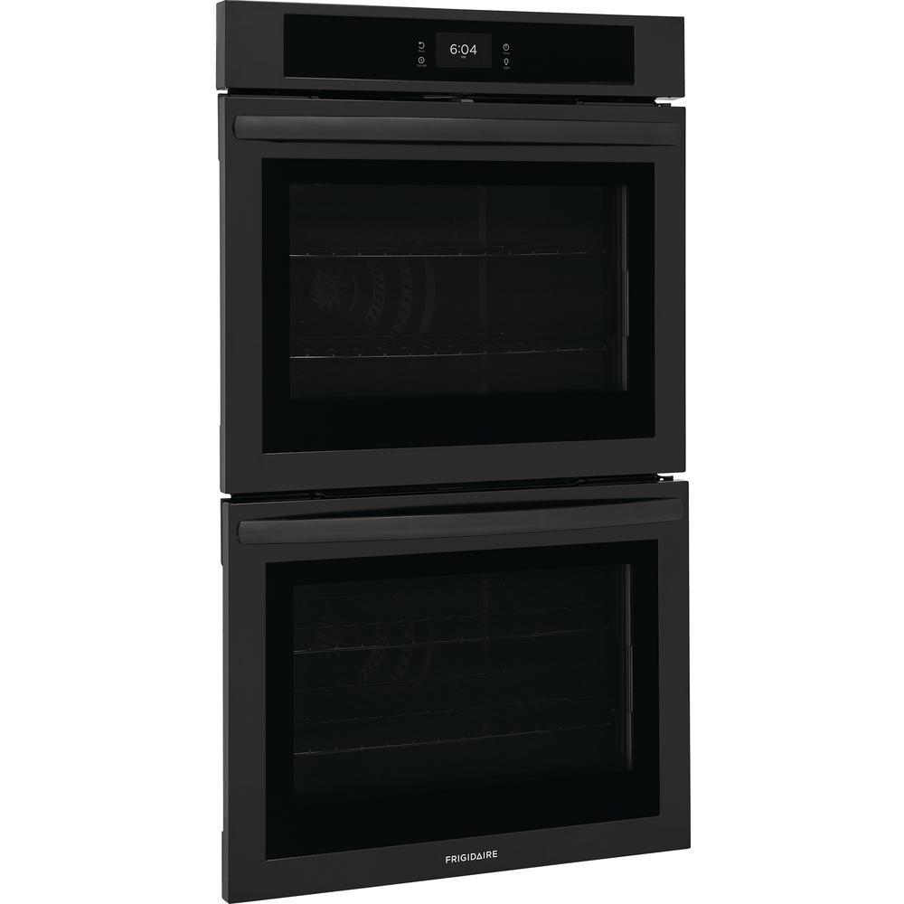  Frigidaire 30-inch Double Electric Wall Oven with Fan Convection FCWD3027AB IMAGE 3