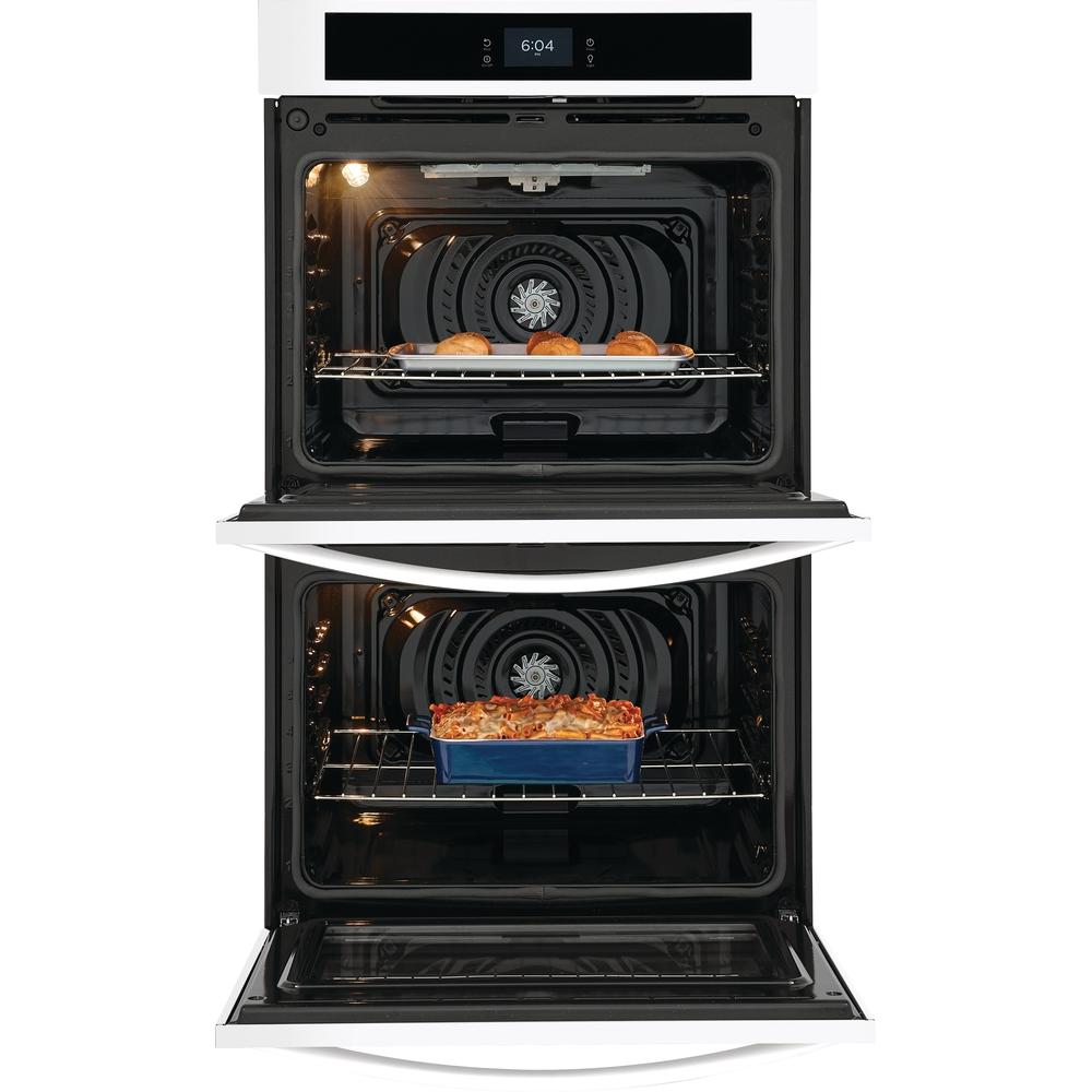  Frigidaire 30-inch Double Electric Wall Oven with Fan Convection FCWD3027AW IMAGE 12