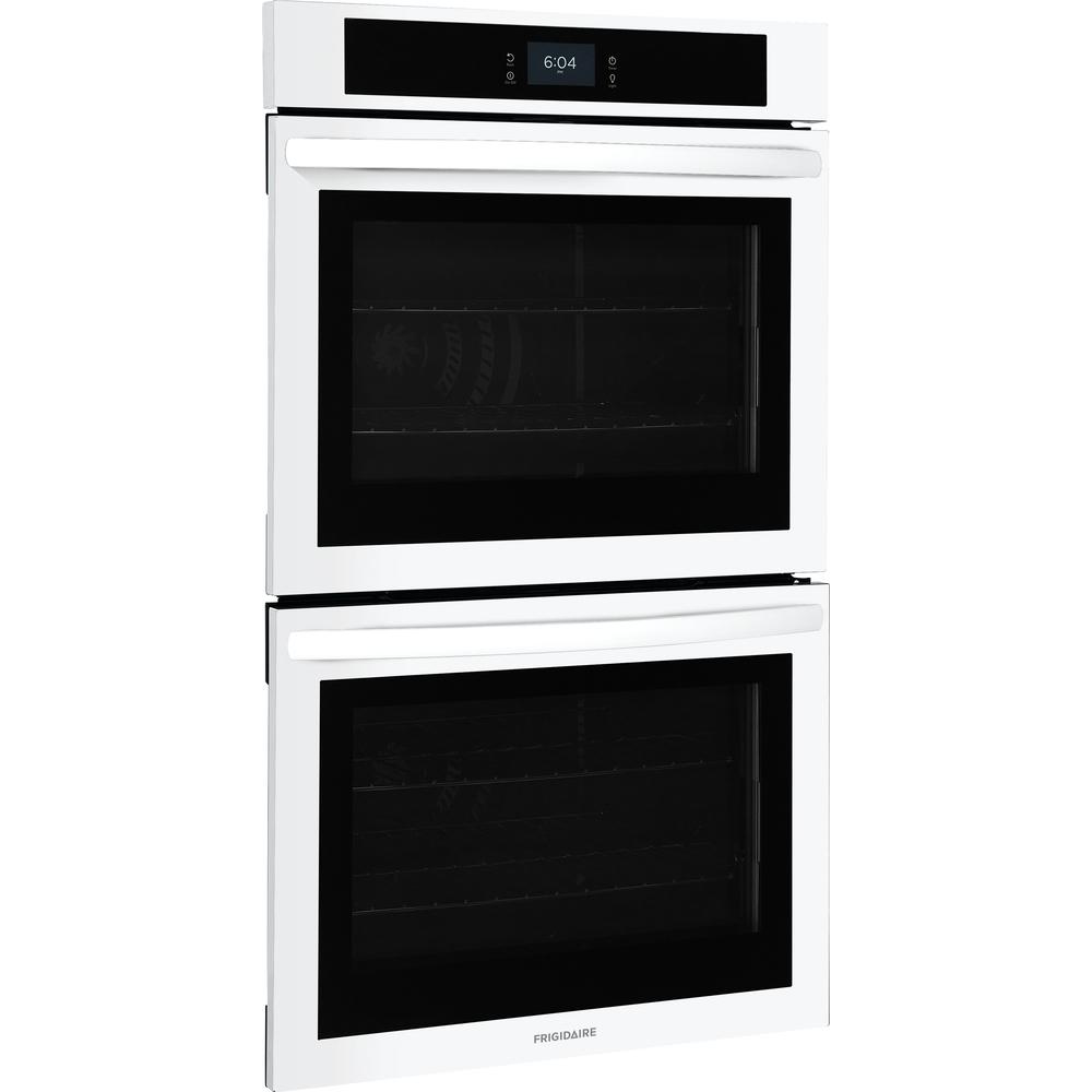  Frigidaire 30-inch Double Electric Wall Oven with Fan Convection FCWD3027AW IMAGE 2