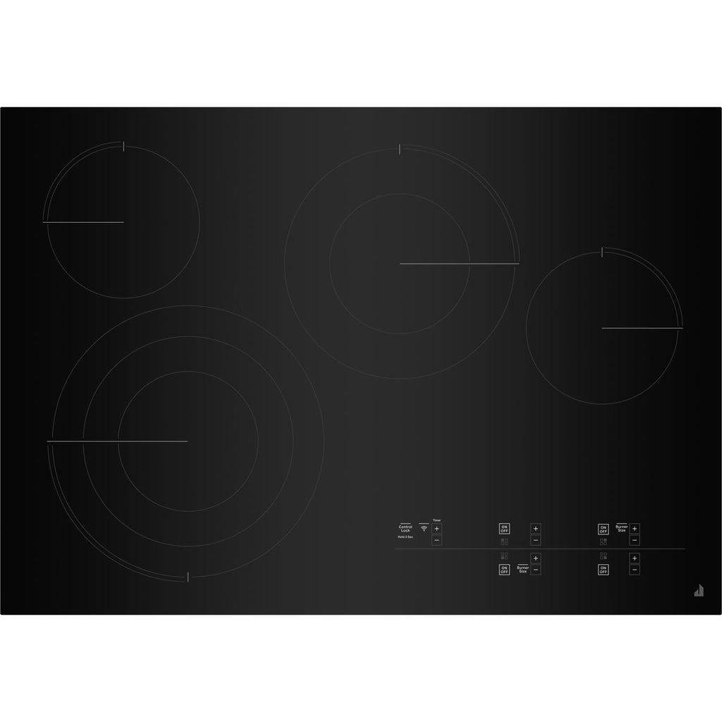  JennAir 30-inch Built-In Electric Cooktop with Emotive Controls JEC4430KB IMAGE 1