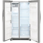  Frigidaire 36-inch, 25.6 cu.ft. Freestanding Side-by-Side Refrigerator with Water and Ice Dispensing System FRSS2633AS IMAGE 2