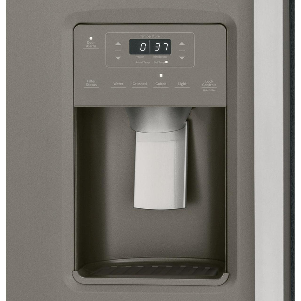  GE 33-inch, 23 cu. ft. Side-By-Side Refrigerator with Water and Ice Dispensing System GSS23GMPES IMAGE 4