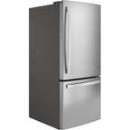  GE 30-inch, 21 cu.ft. Freestanding Bottom Freezer Refrigerator with Interior Ice Maker GDE21EYKFS IMAGE 2