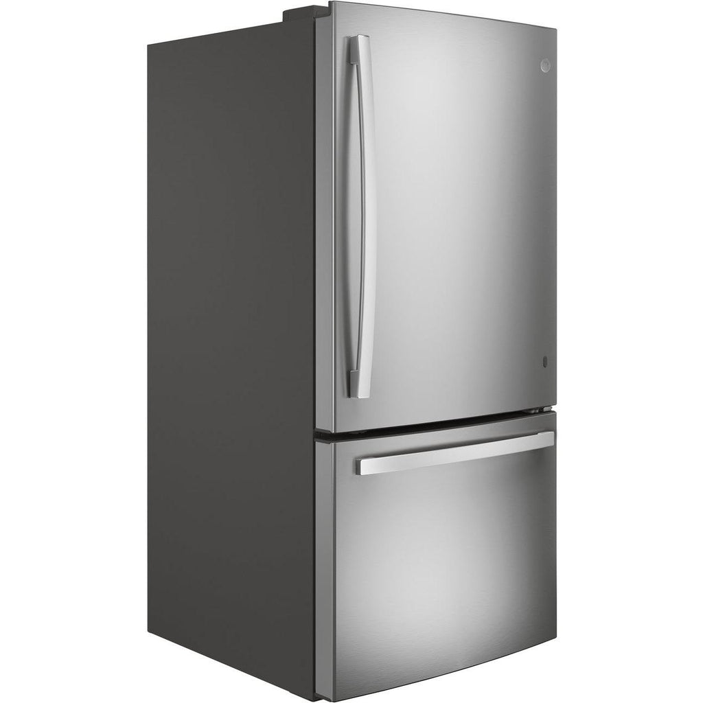  GE 33-inch, 24.8 cu.ft. Freestanding Bottom Freezer Refrigerator with Interior Ice Maker GDE25EYKFS IMAGE 2