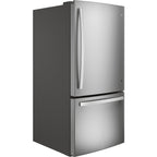  GE 33-inch, 24.8 cu.ft. Freestanding Bottom Freezer Refrigerator with Interior Ice Maker GDE25EYKFS IMAGE 2