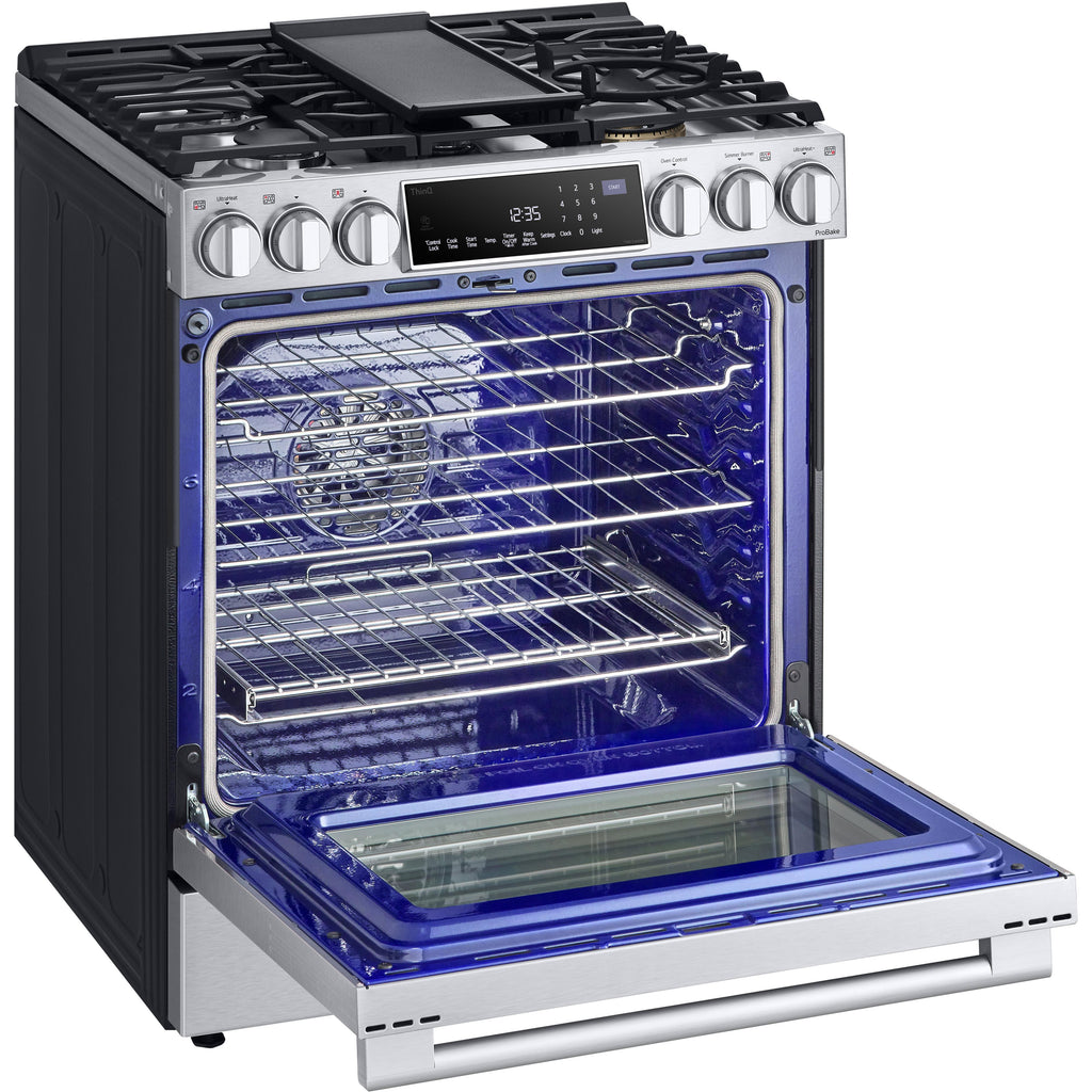  LG STUDIO Studio 30-inch Slide-in Gas Range with Convection Technology LSGS6338F IMAGE 11