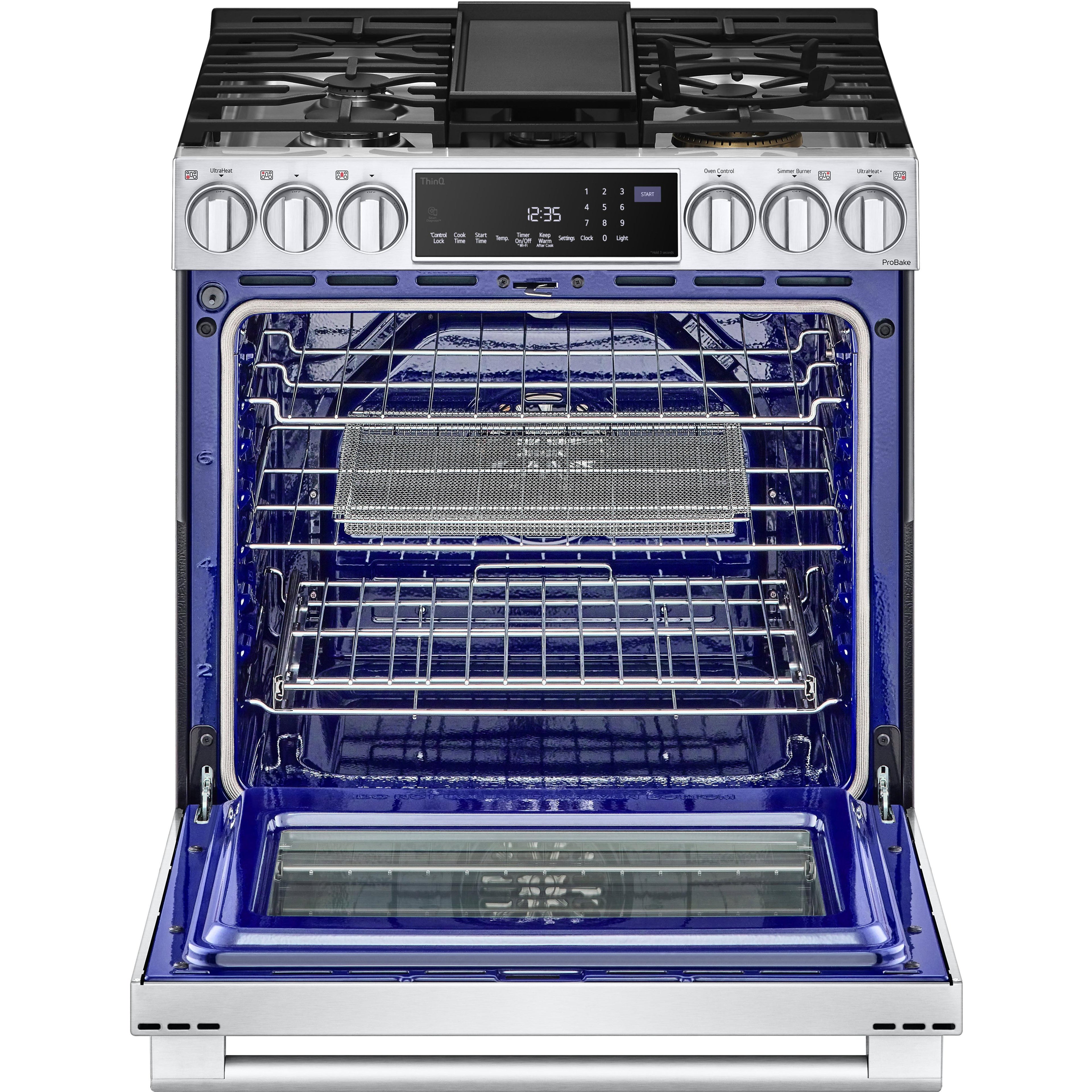  LG STUDIO Studio 30-inch Slide-in Gas Range with Convection Technology LSGS6338F IMAGE 5