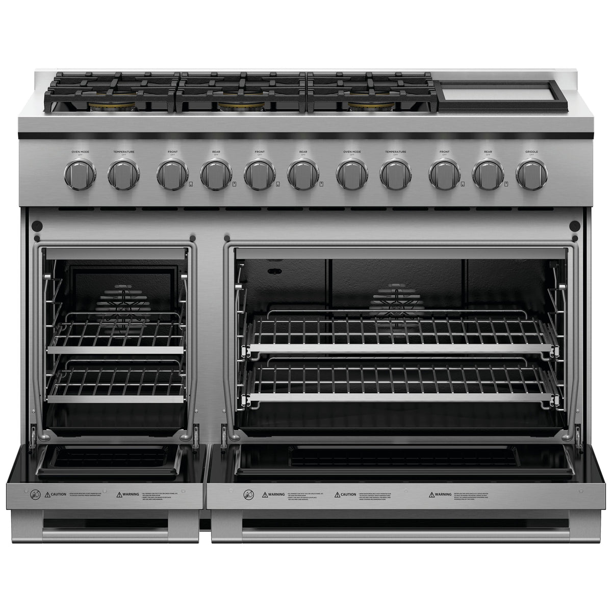  Fisher & Paykel 48-inch Freestanding Gas Range with Griddle RGV3-486GD-L IMAGE 2