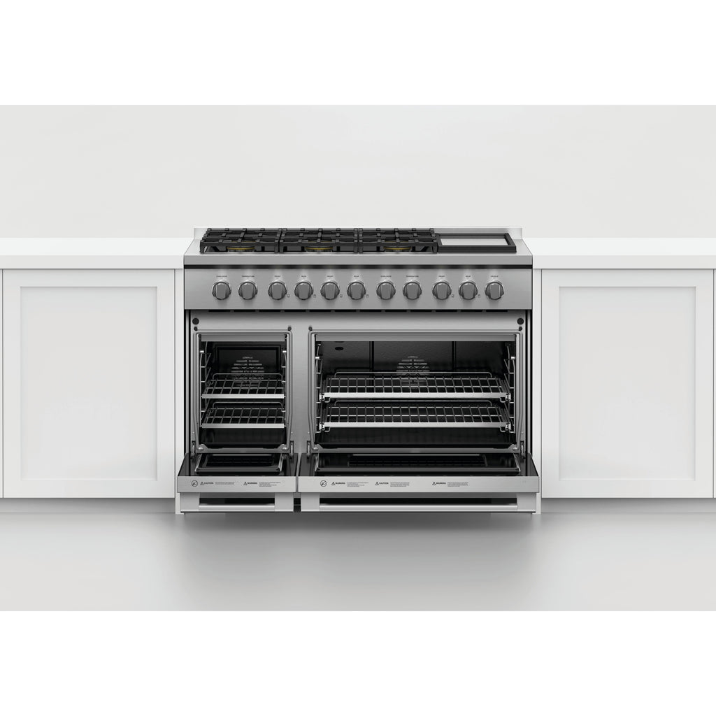  Fisher & Paykel 48-inch Freestanding Gas Range with Griddle RGV3-486GD-L IMAGE 5