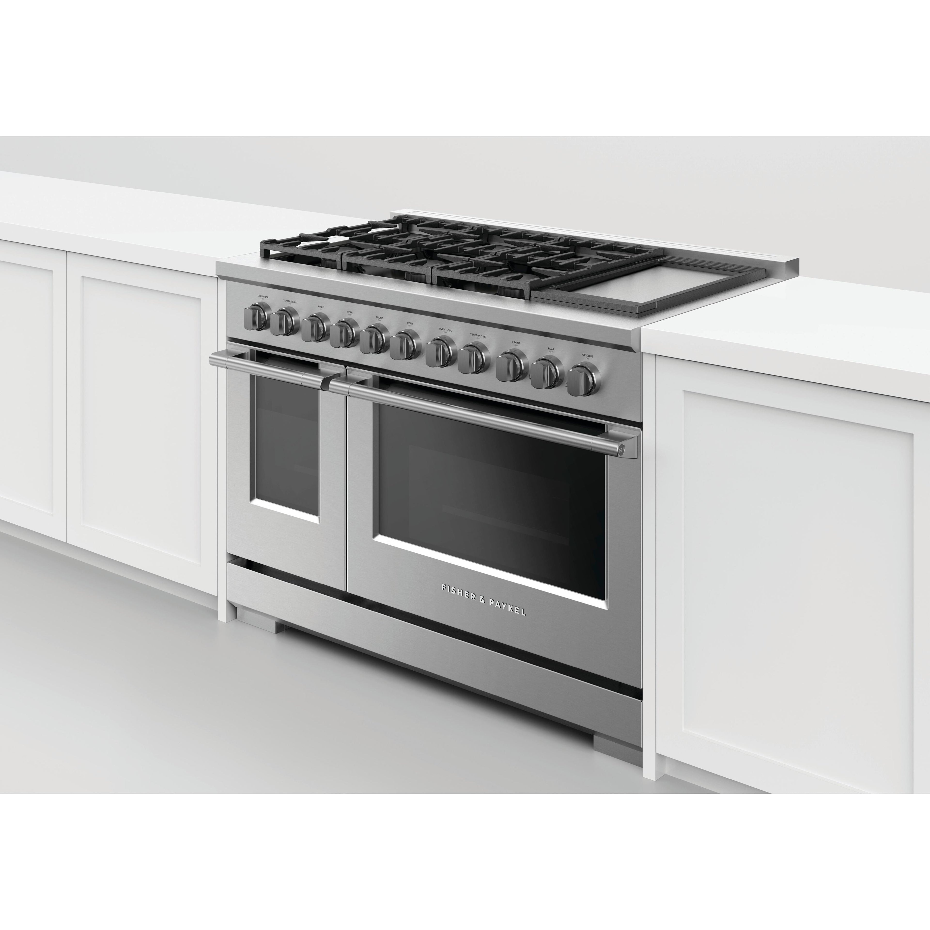  Fisher & Paykel 48-inch Freestanding Gas Range with Griddle RGV3-486GD-L IMAGE 6