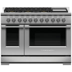 Fisher & Paykel 48-inch Freestanding Gas Range with Griddle RGV3-486GD-N IMAGE 1