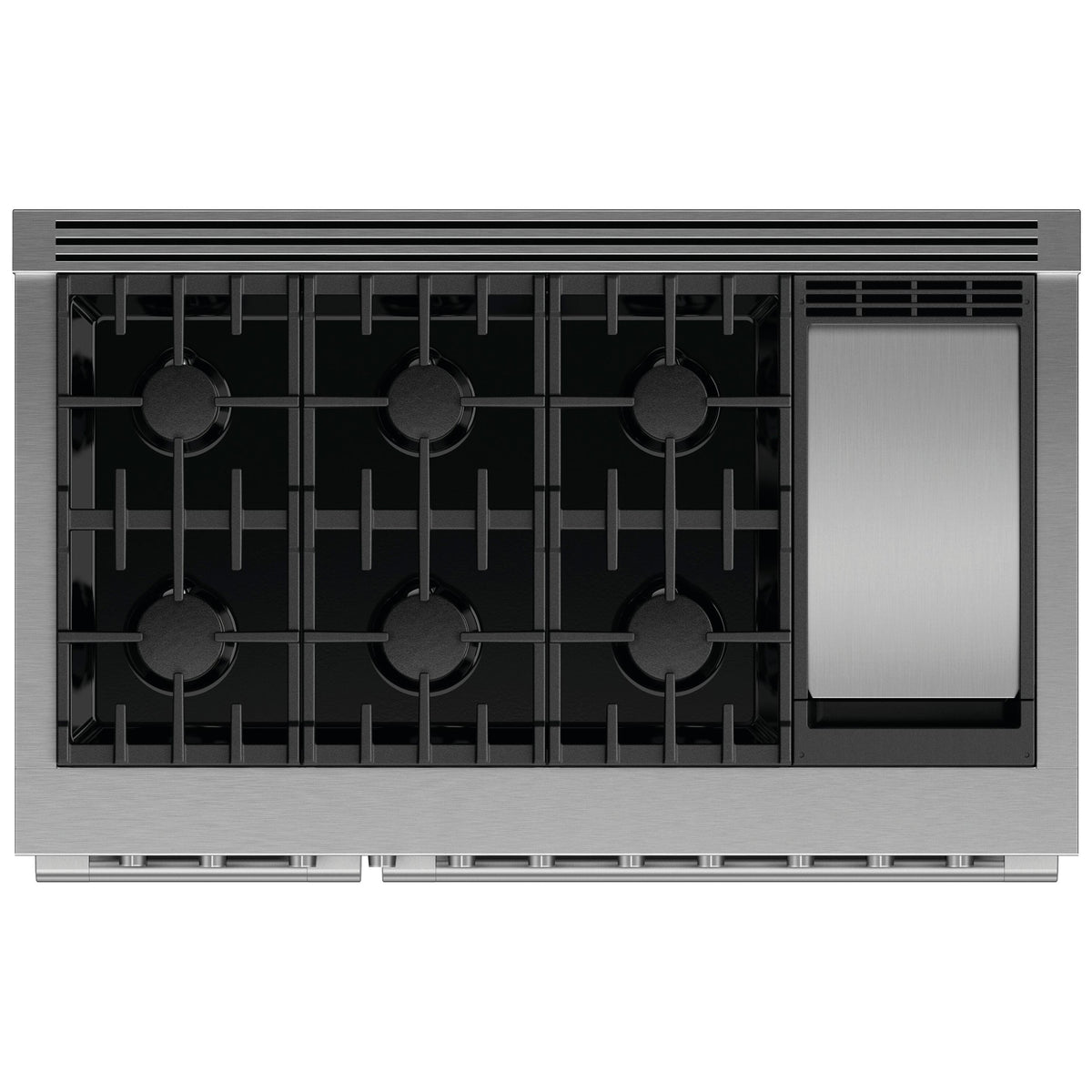  Fisher & Paykel 48-inch Freestanding Gas Range with Griddle RGV3-486GD-N IMAGE 2