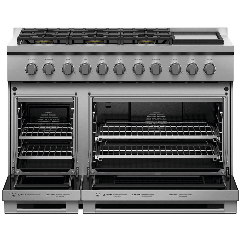  Fisher & Paykel 48-inch Freestanding Gas Range with Griddle RGV3-486GD-N IMAGE 3