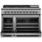  Fisher & Paykel 48-inch Freestanding Gas Range with Griddle RGV3-486GD-N IMAGE 3