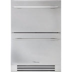  True Residential 24-inch, 5.4 cu.ft. Built-in Refrigerator Drawers with True Precision Control® TUR-24-D-SS-C IMAGE 1