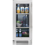  True Residential 15-inch, 3.1 cu.ft. Compact Refrigerator with TruLumina® LED Lighting TUR-15-L-SG-C IMAGE 1