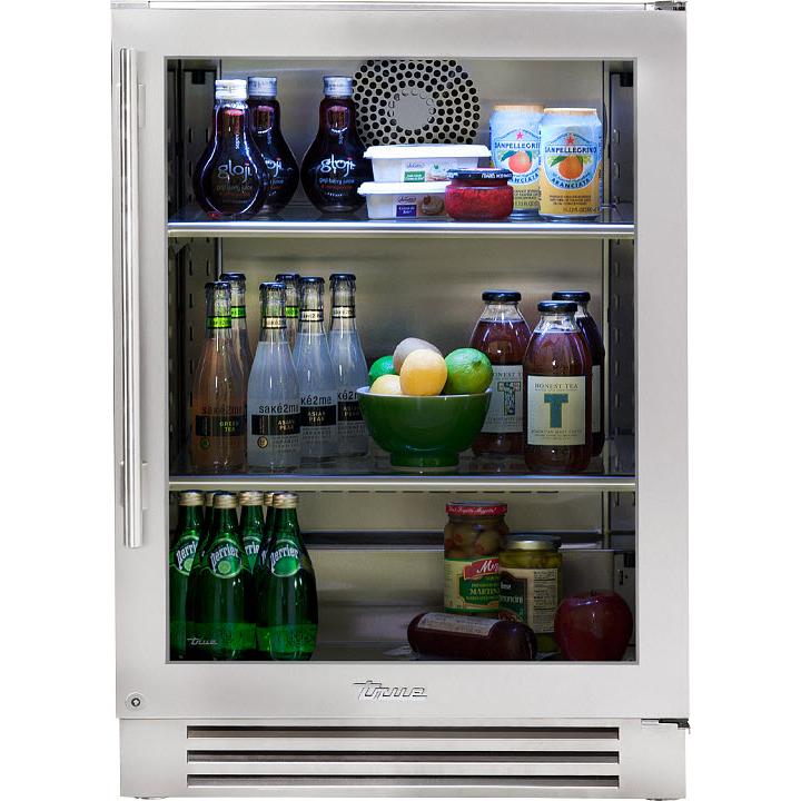  True Residential 24-inch, 5.6 cu.ft. Compact Refrigerator with True Precision Control® TUR-24-R-SG-C IMAGE 1