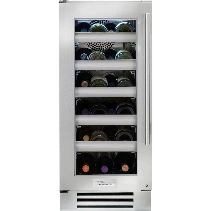  True Residential 23-Bottle 300 Series Wine Cooler with TruLumina® LED Lighting TWC-15-L-SG-C IMAGE 1