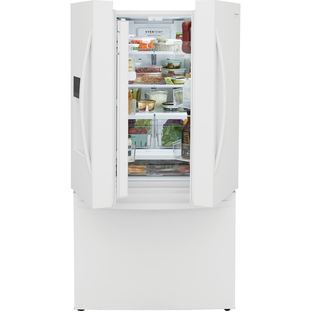  Frigidaire 36-inch, 27.8 cu. ft. French 3-Door Refrigerator with Dispenser FRFS2823AW IMAGE 4