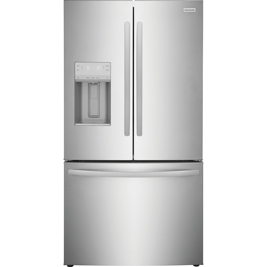 Frigidaire 36-inch, 22.6 cu. ft. French 3-Door Refrigerator with Dispenser FRFC2323AS IMAGE 1