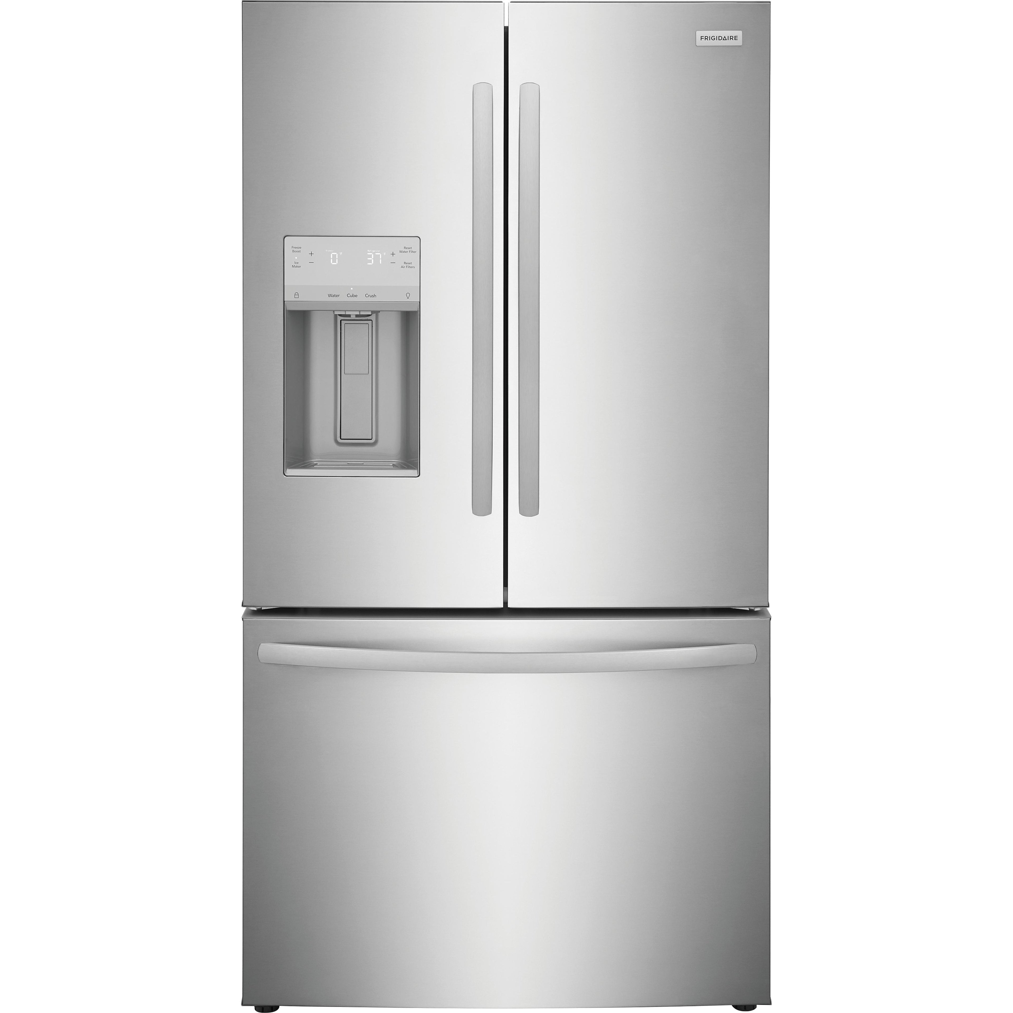  Frigidaire 36-inch, 22.6 cu. ft. French 3-Door Refrigerator with Dispenser FRFC2323AS IMAGE 1